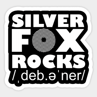 Silver Fox Rocks Sticker